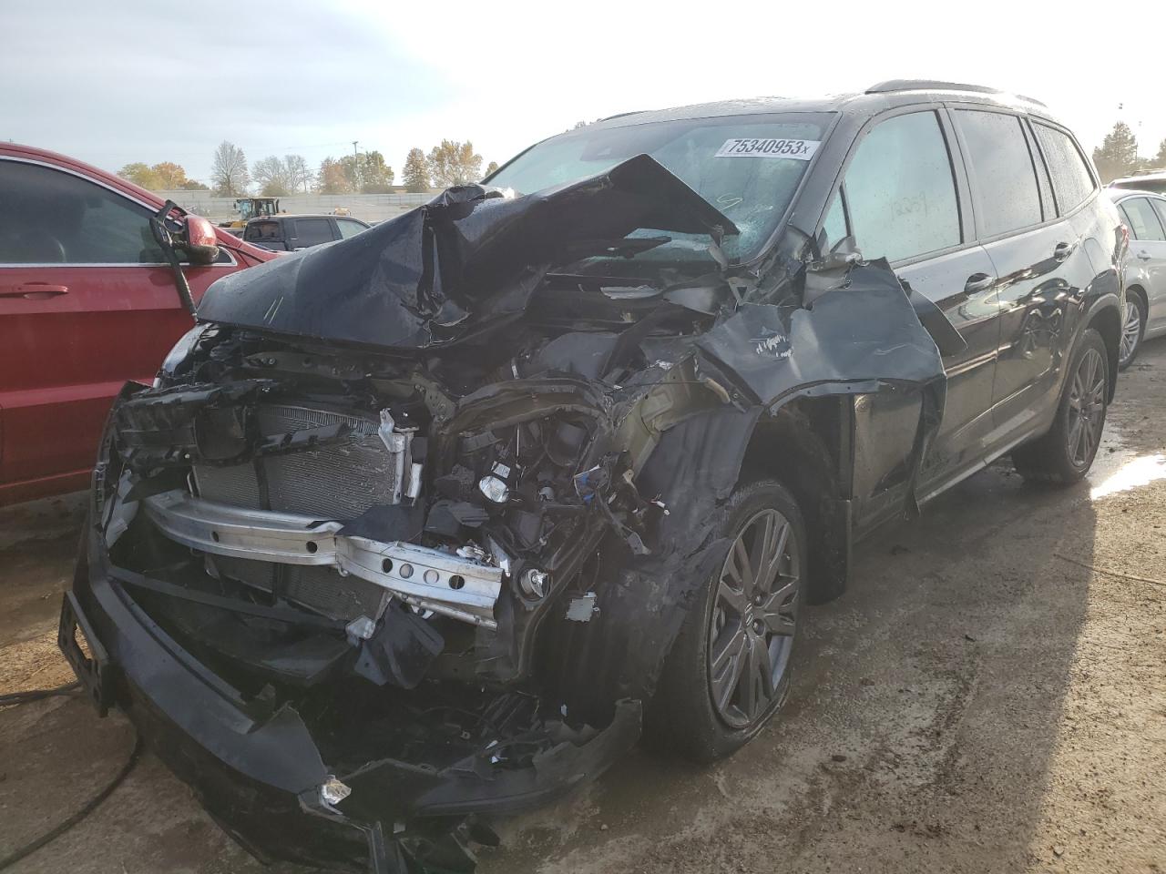 2022 HONDA PILOT SPORT VIN:5FNYF6H30NB094229