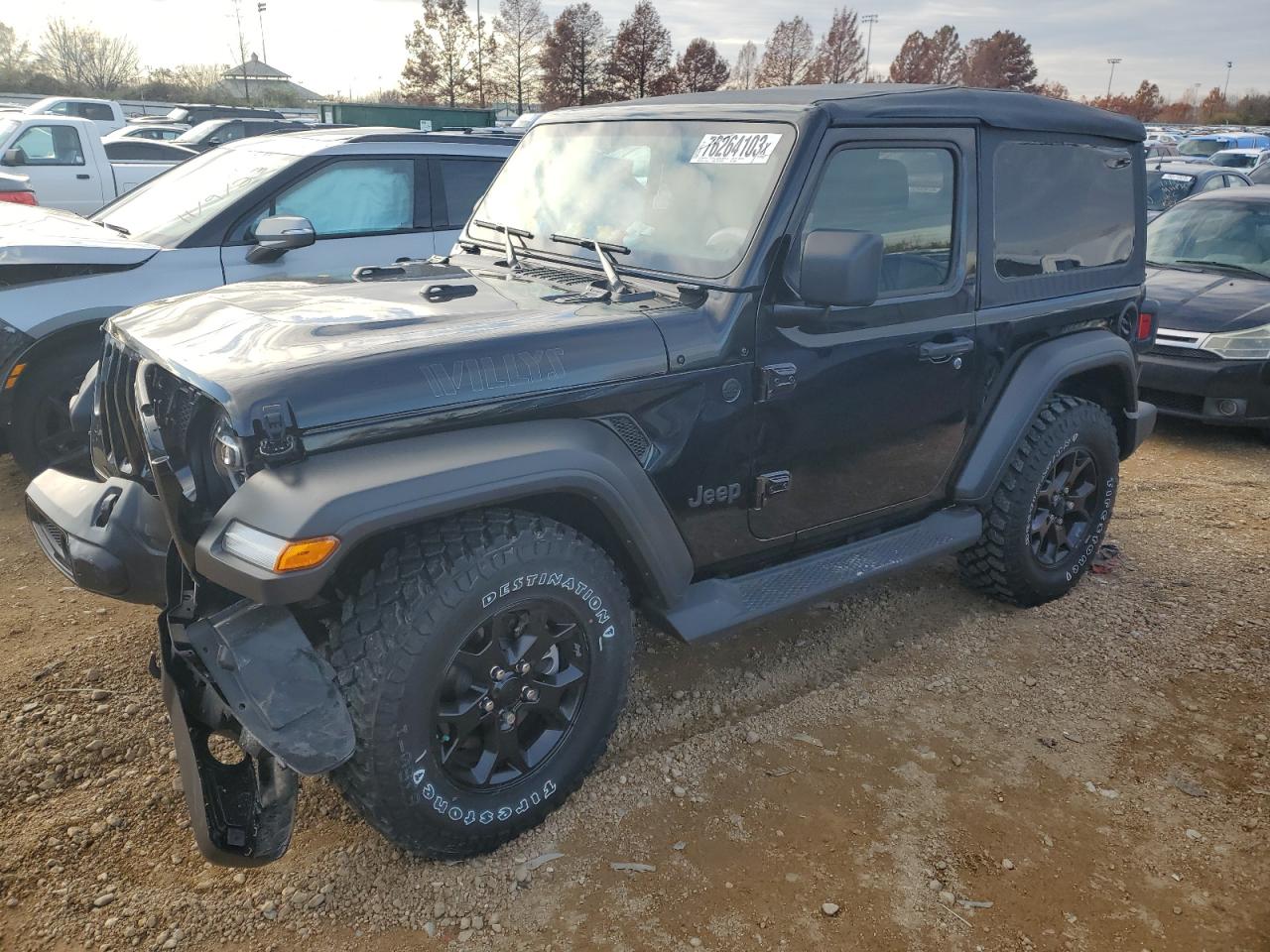 2022 JEEP WRANGLER SPORT VIN:1C4GJXAG3NW230684