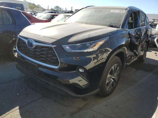 2021 TOYOTA HIGHLANDER HYBRID XLE VIN: 5TDHARAH3MS507809