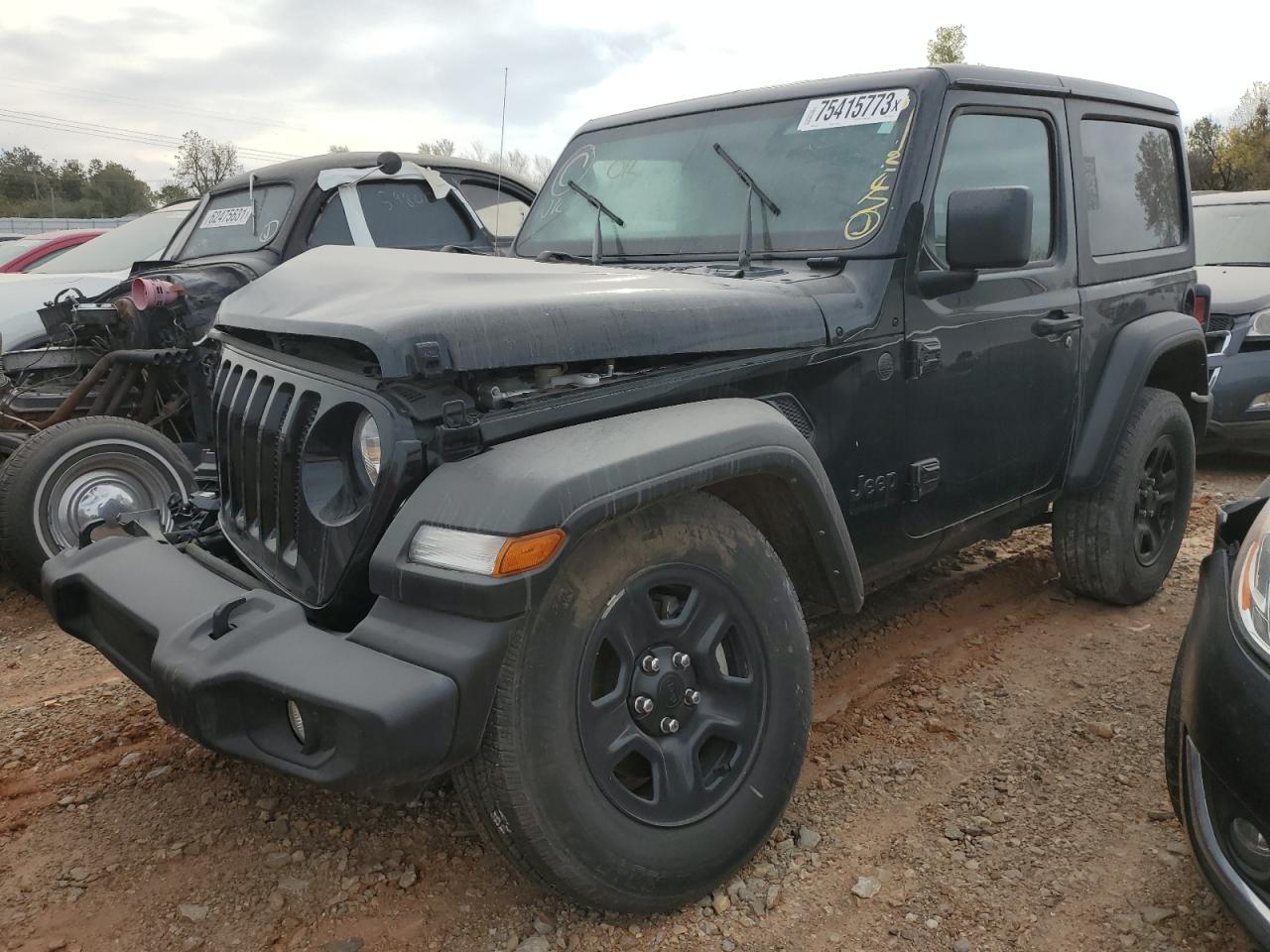 2022 JEEP WRANGLER SPORT VIN:1C4HJXAG8NW255715