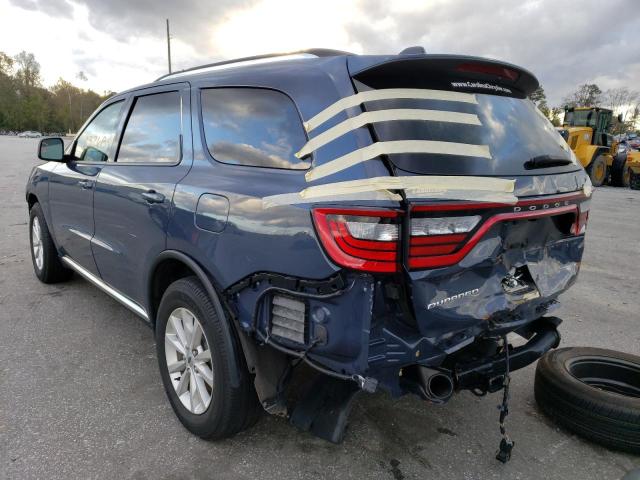 2021 DODGE DURANGO SXT VIN: 1C4RDH***********