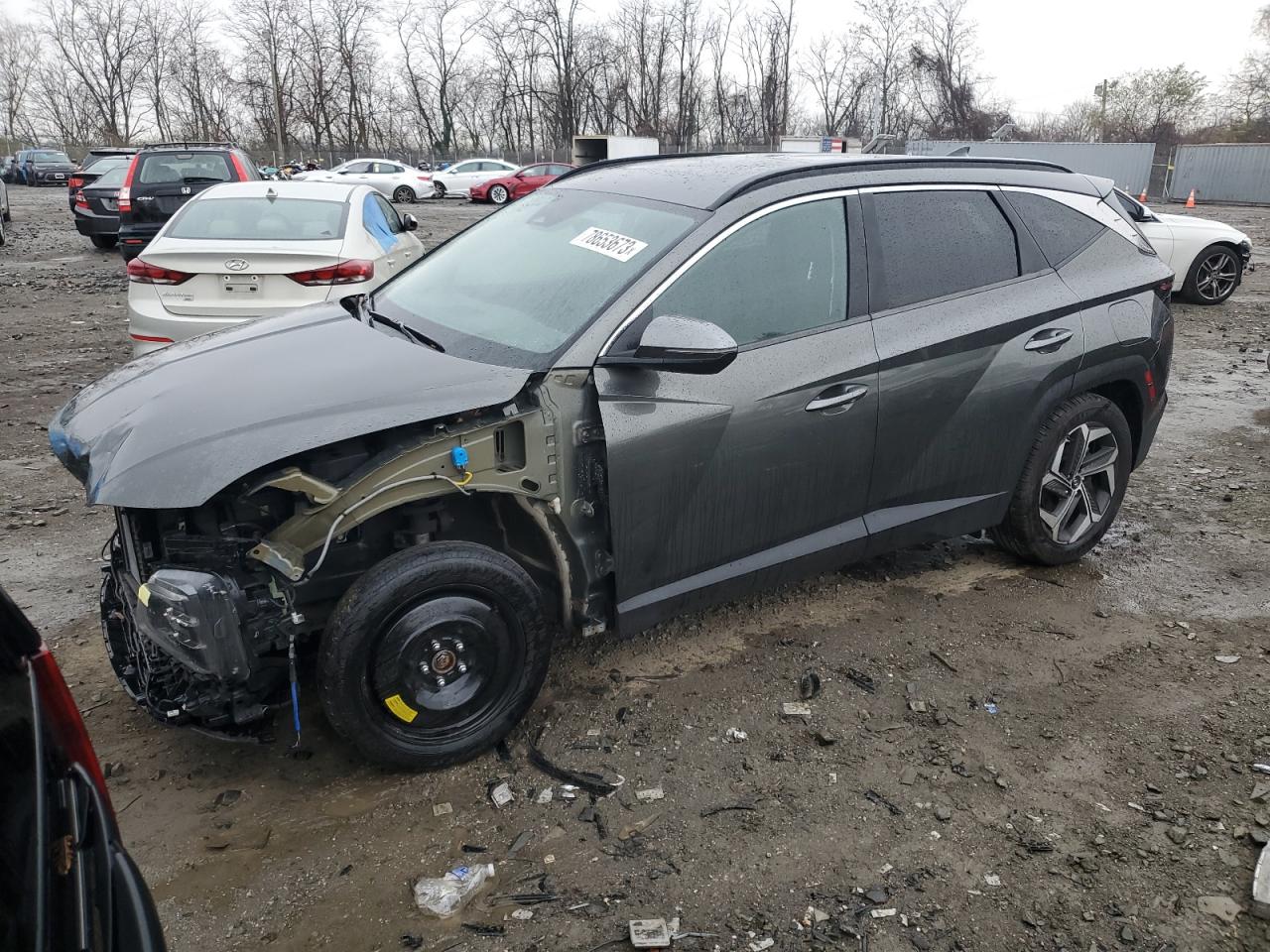 2022 HYUNDAI TUCSON SEL VIN:5NMJF3AE5NH006916
