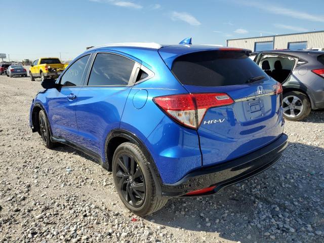 2021 HONDA HR-V SPORT VIN: 3CZRU5H12MM702386