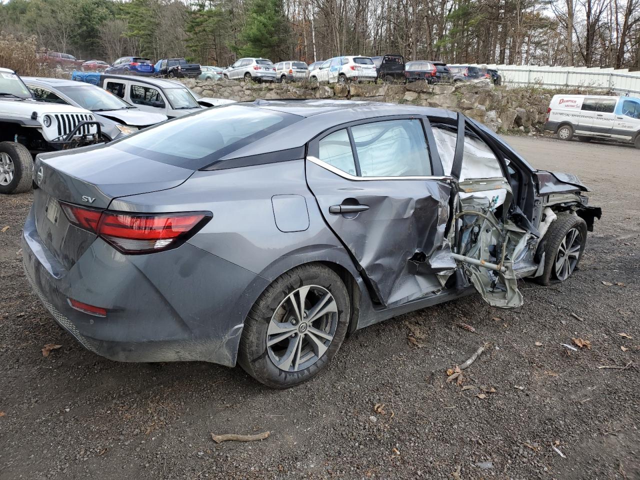 2022 NISSAN SENTRA SV VIN:3N1AB8CV6NY269303