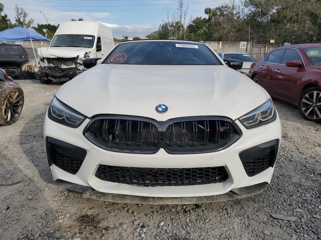 2022 BMW M8  VIN:WBSDZ0C01NCJ74693