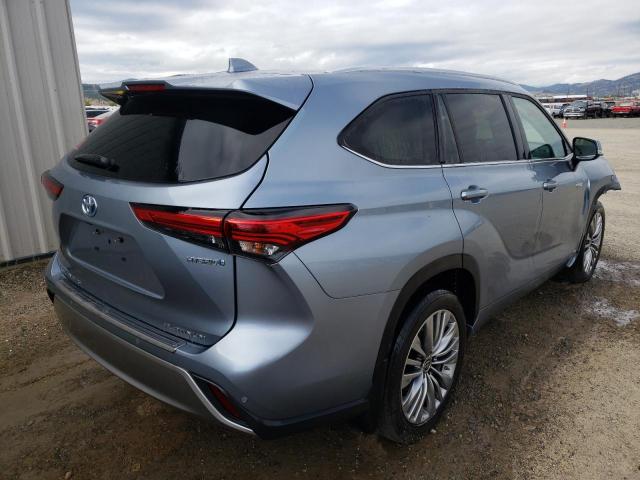 2021 TOYOTA HIGHLANDER HYBRID PLATINUM VIN: 5TDEBRCH9MS030333