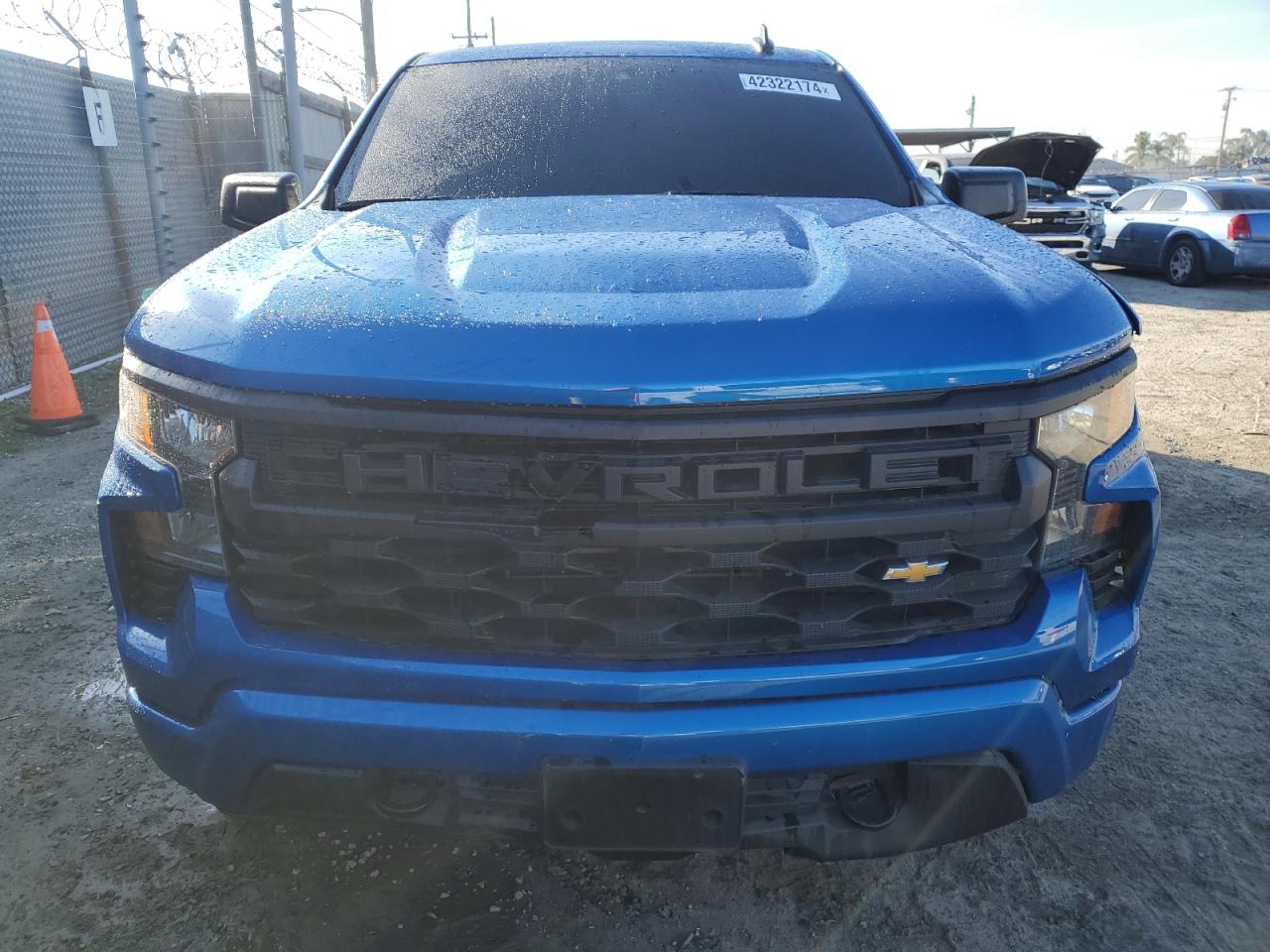 2022 CHEVROLET SILVERADO K1500 CUSTOM VIN:1GCPDBEK5NZ581880