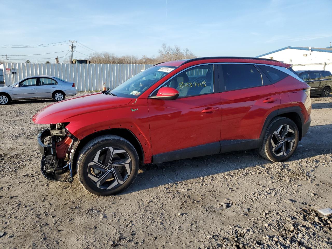 2022 HYUNDAI TUCSON SEL VIN:5NMJFCAE4NH132605