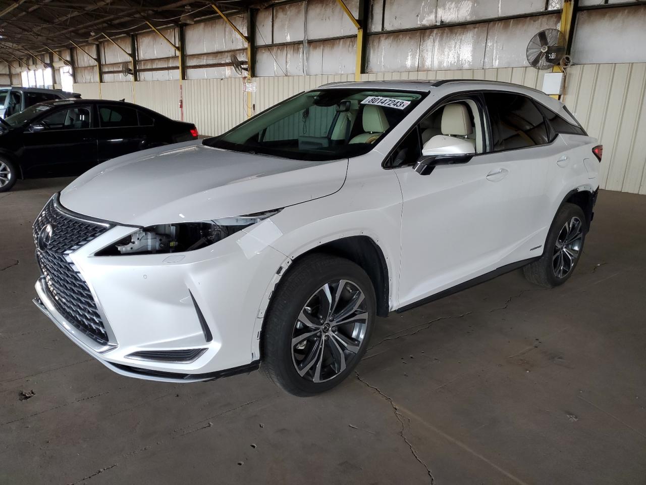 2022 LEXUS RX 450H VIN:2T2HGMDA8NC080696