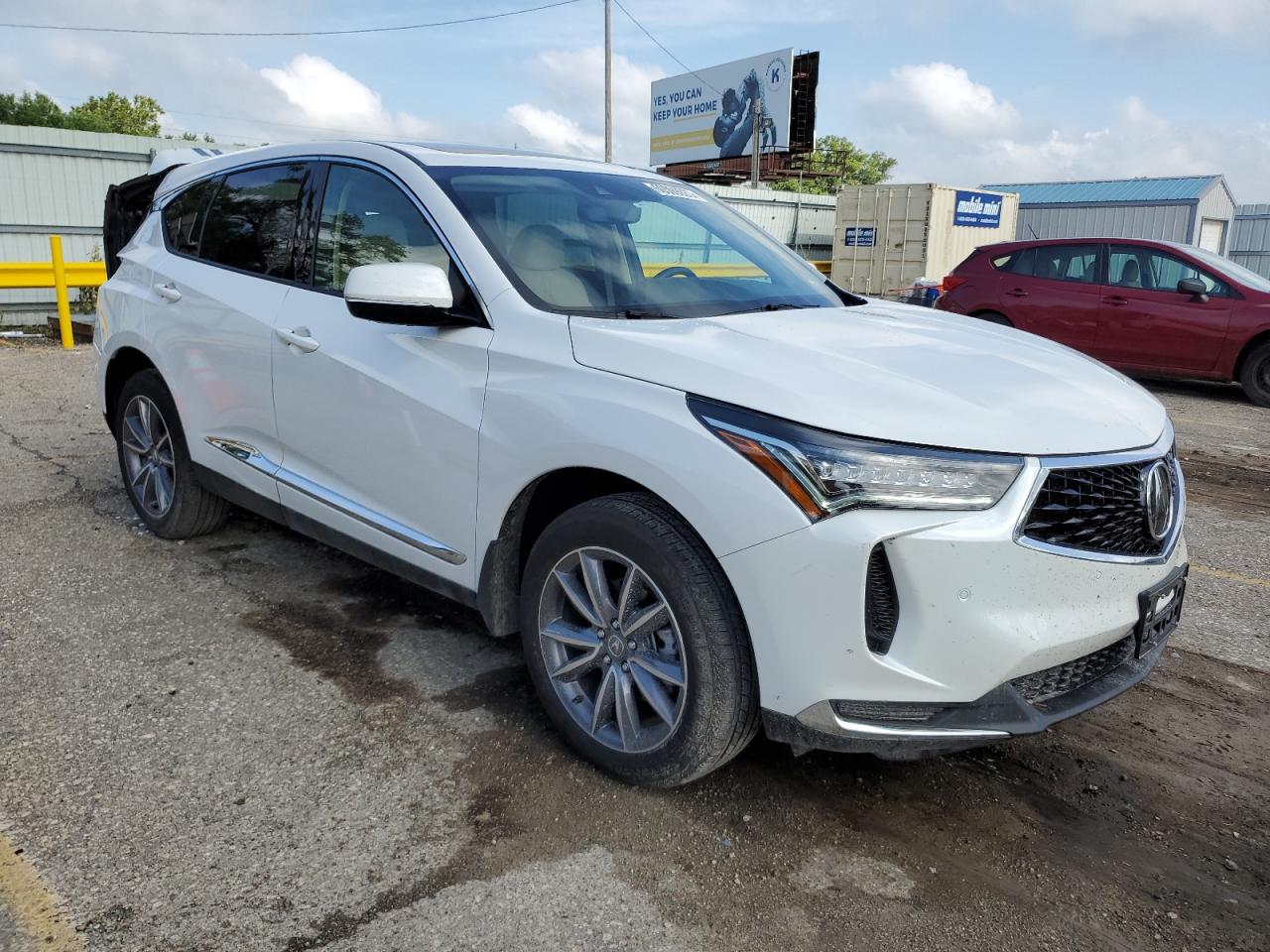 2022 ACURA RDX TECHNOLOGY VIN:5J8TC2H50NL017498