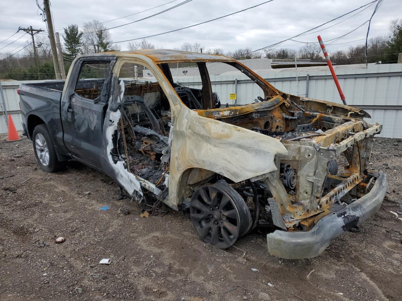 2022 CHEVROLET SILVERADO K1500 CUSTOM VIN:3GCPDBEK6NG651161