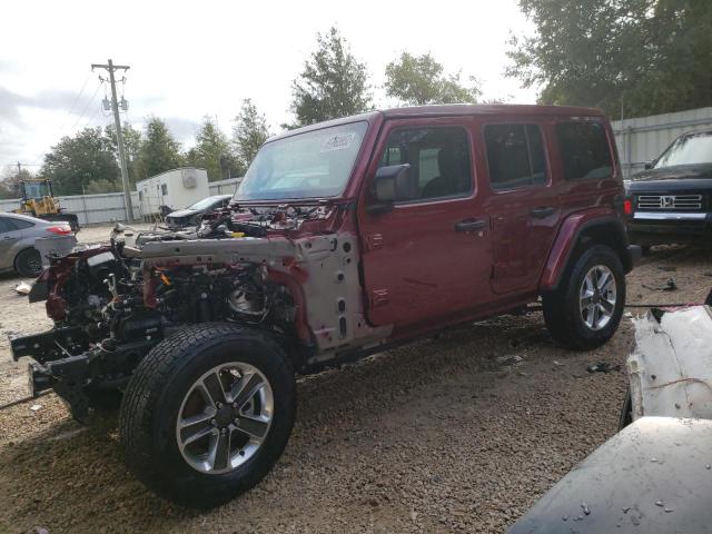 2021 JEEP WRANGLER UNLIMITED SAHARA VIN: 1C4HJXEN9MW687429