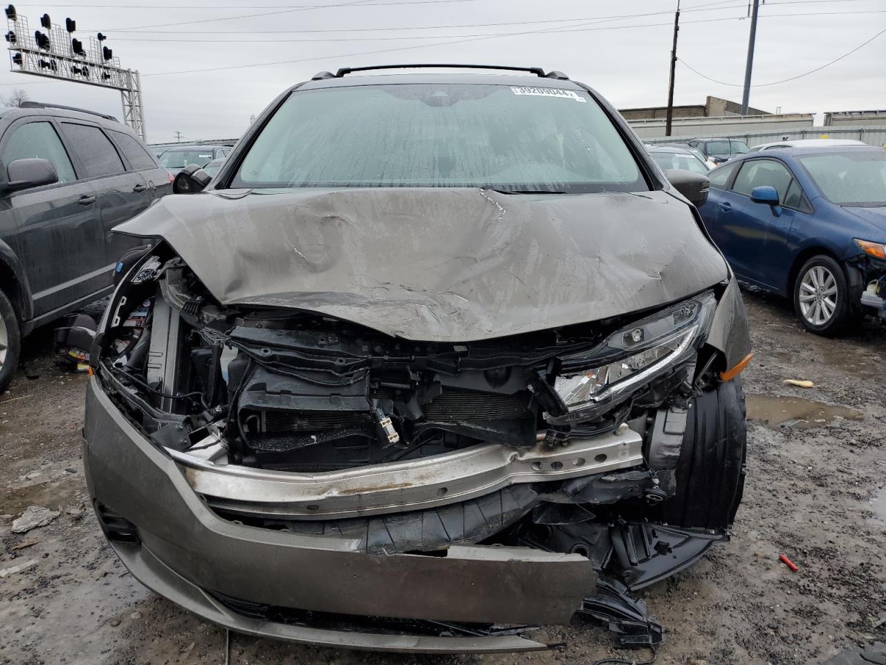 2022 HONDA ODYSSEY EXL VIN:5FNRL6H7XNB033809
