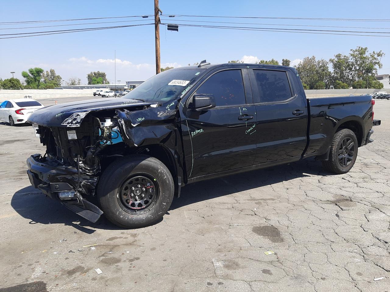 2023 CHEVROLET SILVERADO K1500 RST VIN:3GCUDEE81PG172481