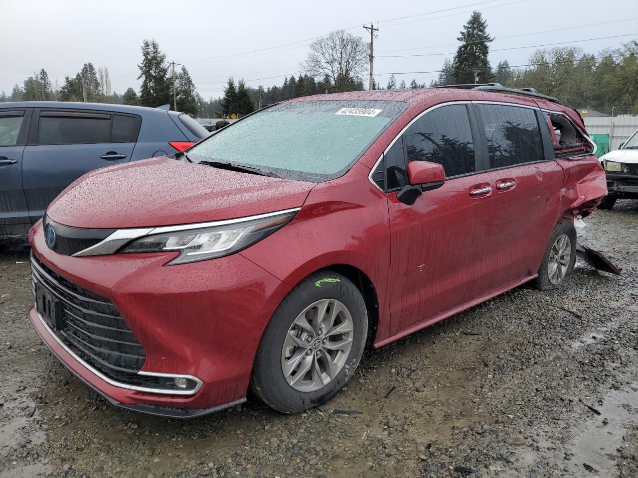 2022 TOYOTA SIENNA XLE VIN:5TDYRKEC3NS082155