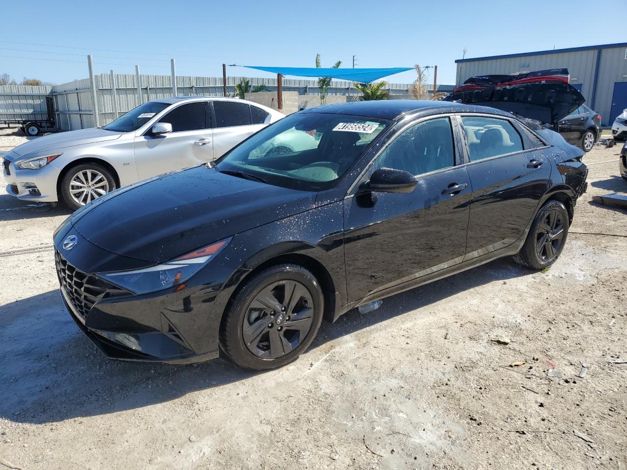 2022 HYUNDAI ELANTRA BLUE VIN:KMHLM4AJ3NU014843
