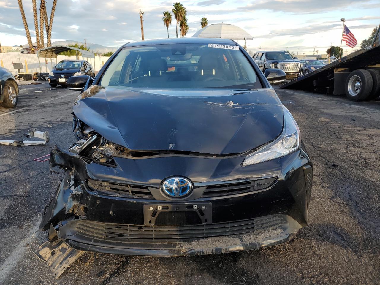 2022 TOYOTA PRIUS NIGHT SHADE VIN:JTDKAMFU5N3175843