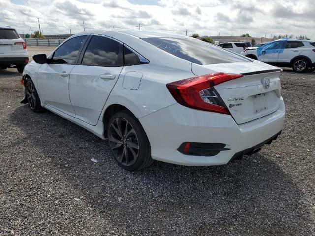 2021 HONDA CIVIC SPORT VIN: 2HGFC2F87MH511704