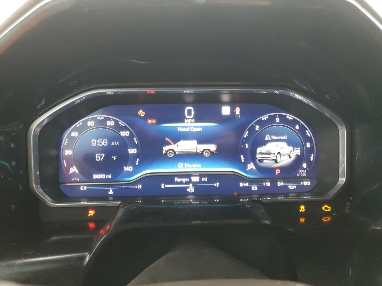 2022 CHEVROLET SILVERADO K1500 LTZ VIN:3GCUDGED3NG505768