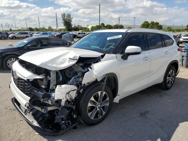 2021 TOYOTA HIGHLANDER XLE VIN: 5TDGZRAH3MS523481