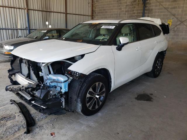 2021 TOYOTA HIGHLANDER XLE VIN: 5TDGZRAH9MS527387