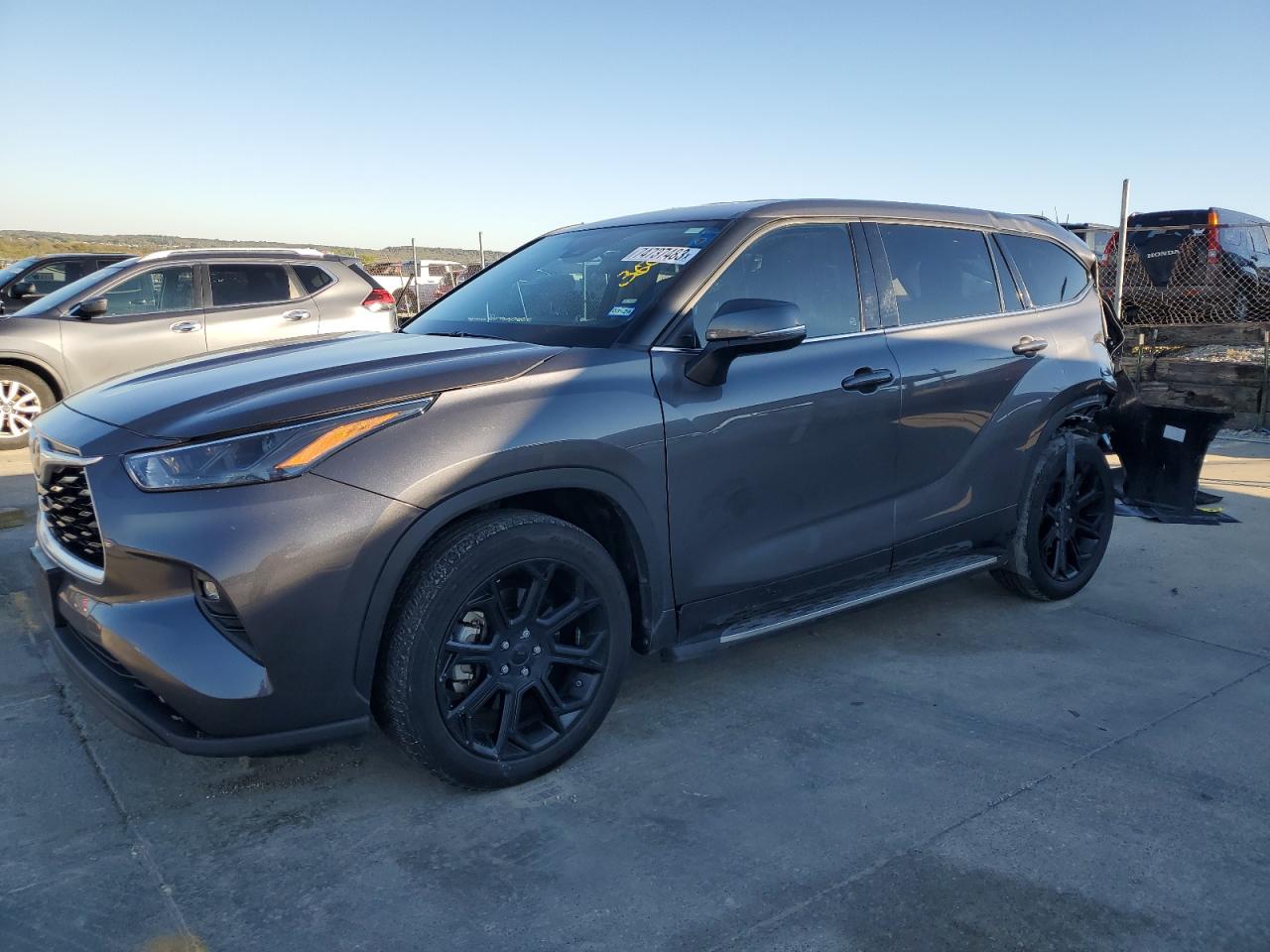 2022 TOYOTA HIGHLANDER L VIN:5TDZZRAH7NS544313