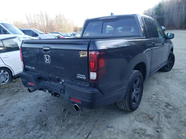 2021 HONDA RIDGELINE BLACK EDITION VIN: 5FPYK3F86MB013409