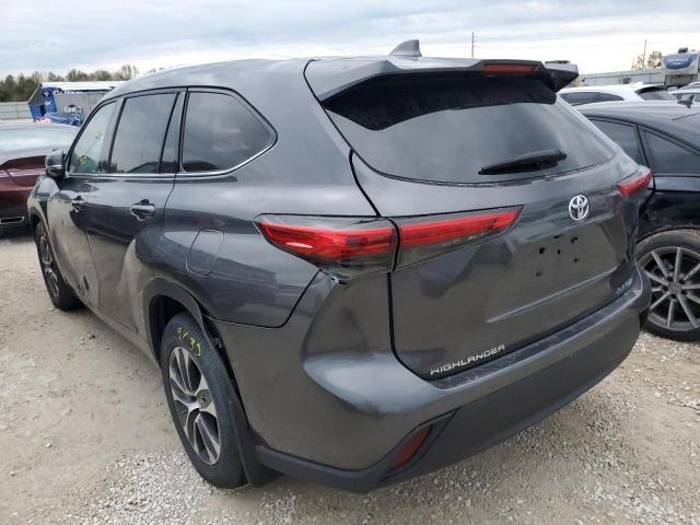 2021 TOYOTA HIGHLANDER XLE VIN: 5TDGZRBH7MS129318