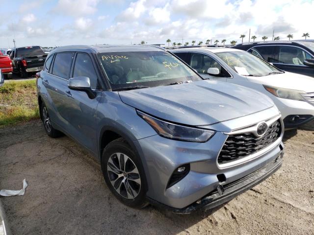 2021 TOYOTA HIGHLANDER XLE VIN: 5TDGZRBH1MS056849