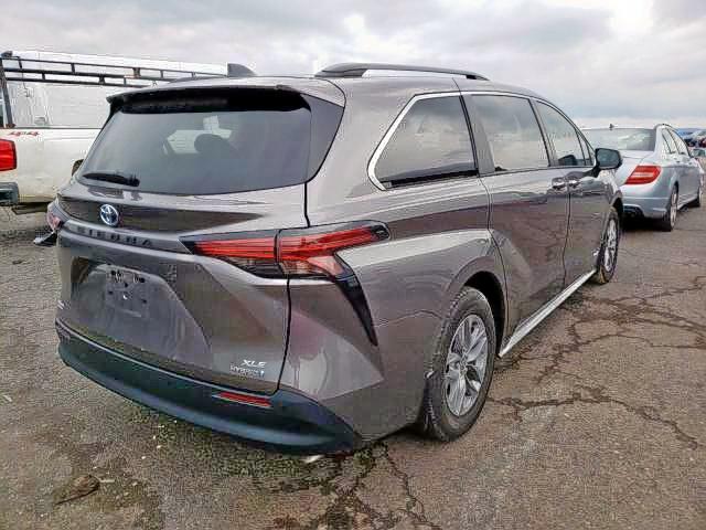 2021 TOYOTA SIENNA XLE VIN: 5TDJRKEC6MS062742