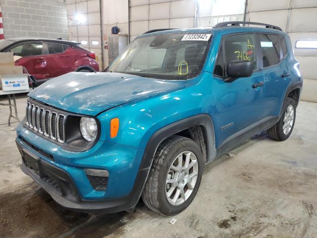 2021 JEEP RENEGADE SPORT VIN: ZACNJDAB8MPN30420