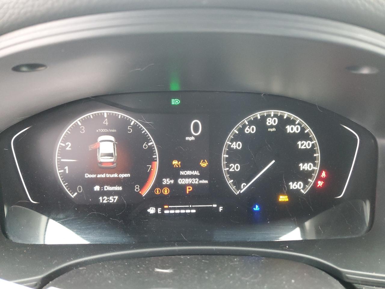 2022 HONDA CIVIC SPORT VIN:2HGFE2F55NH602083