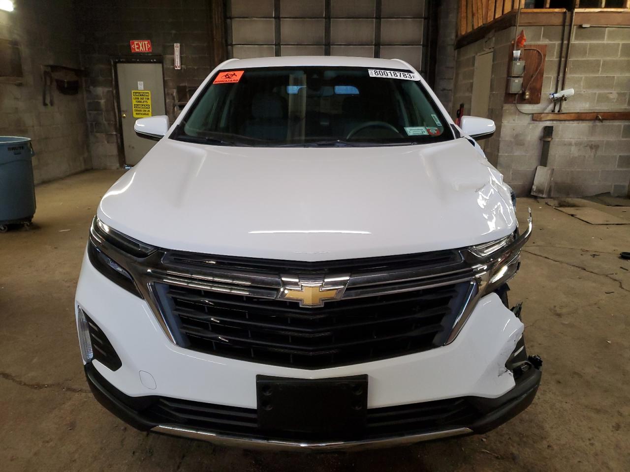 2022 CHEVROLET EQUINOX LT VIN:3GNAXKEV2NL250325