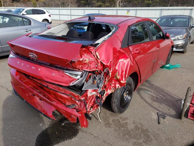 2021 HYUNDAI ELANTRA SEL VIN: 5NPLS4AG9MH036742