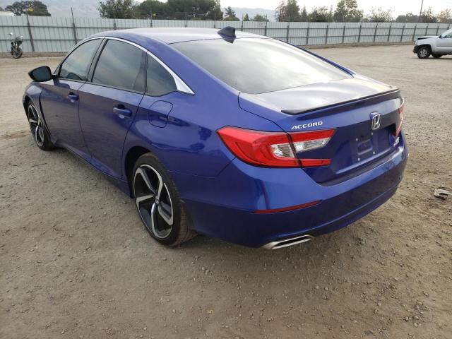 2021 HONDA ACCORD SPORT VIN: 1HGCV2F30MA023744