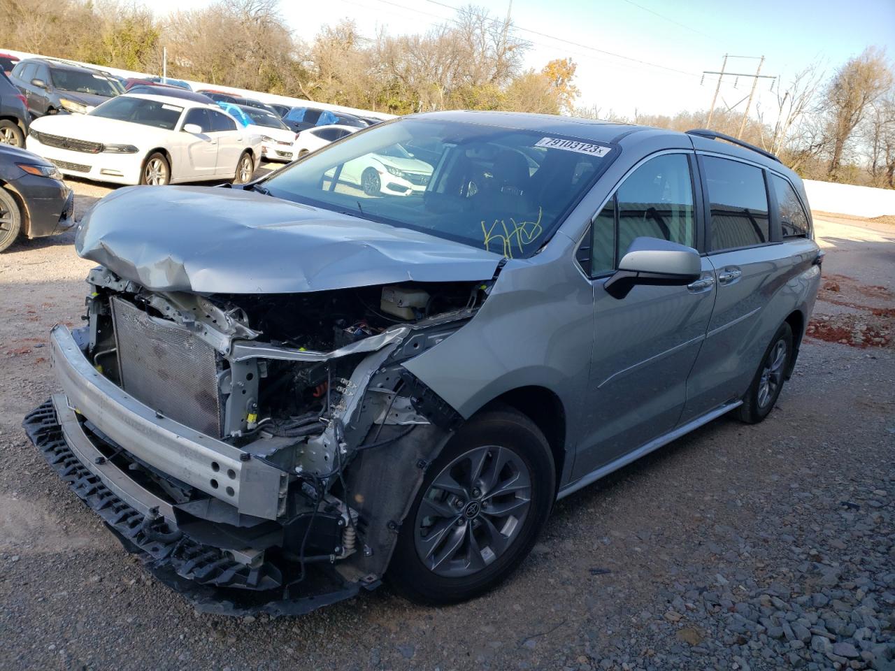 2023 TOYOTA SIENNA XLE VIN:5TDYRKECXPS142435