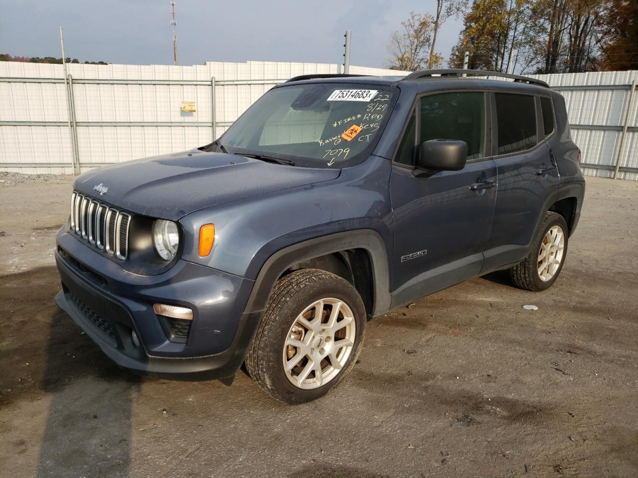 2022 JEEP RENEGADE LATITUDE VIN:ZACNJDB17NPN57079