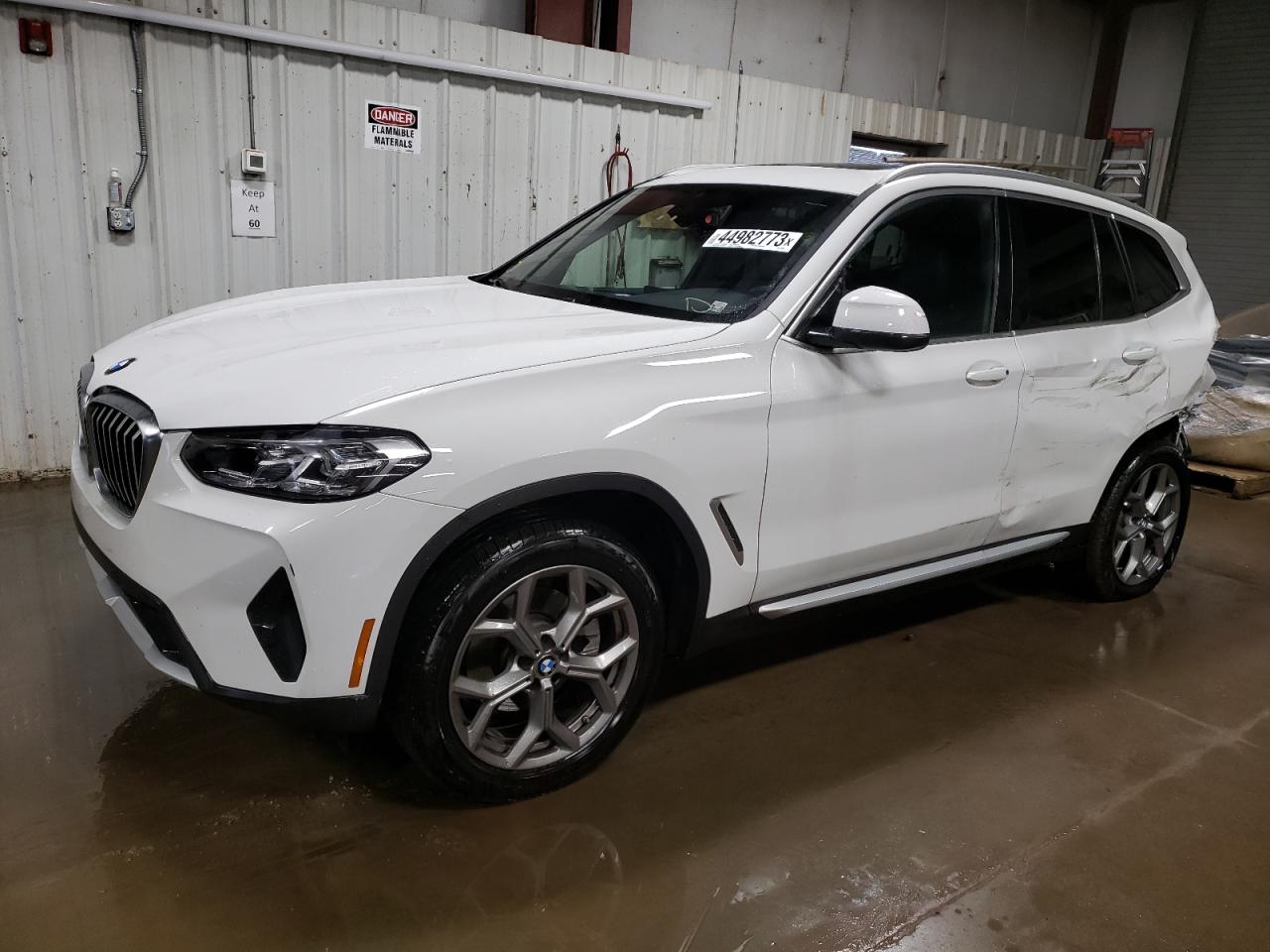 2022 BMW X3 XDRIVE30I VIN:5UX53DP0XN9L05436