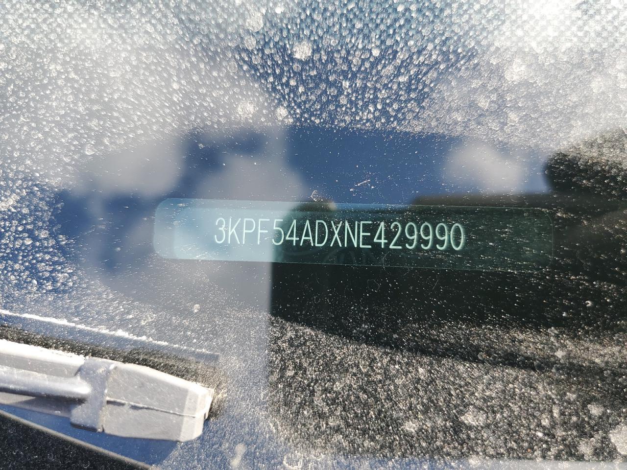 2022 KIA FORTE GT LINE VIN:3KPF54ADXNE429990