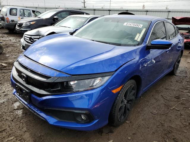 2021 HONDA CIVIC SPORT VIN: 19XFC2F89ME000571