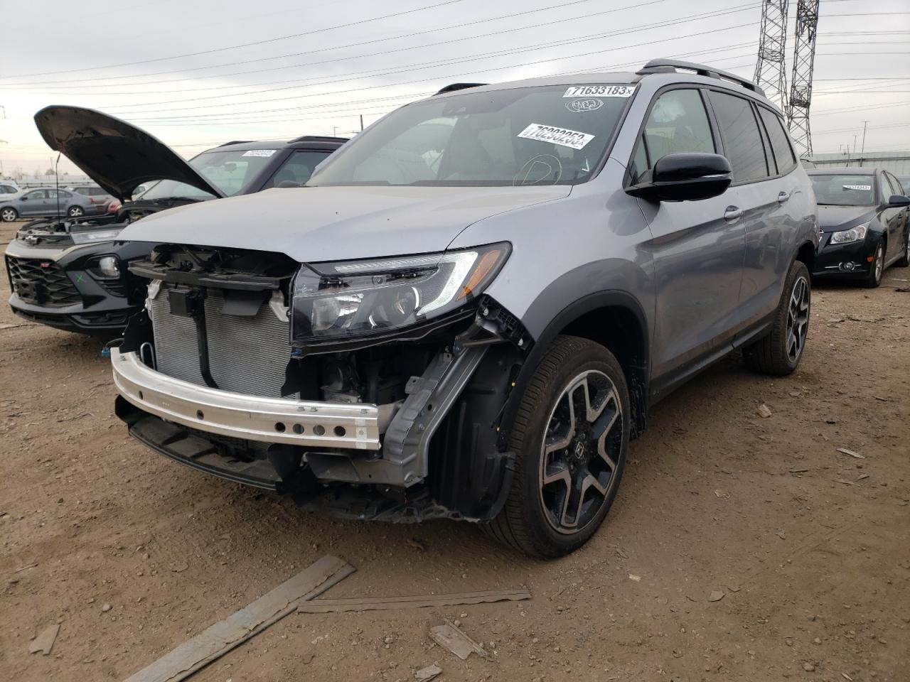 2023 HONDA PASSPORT ELITE VIN:5FNYF8H03PB022963