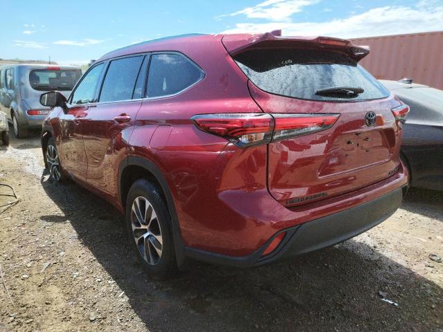 2021 TOYOTA HIGHLANDER XLE VIN: 5TDHZR***********