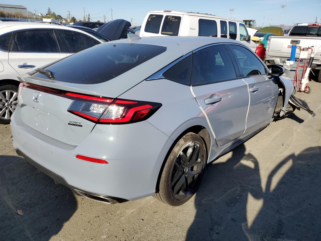 2022 HONDA CIVIC SPORT TOURING VIN:19XFL1H87NE020049