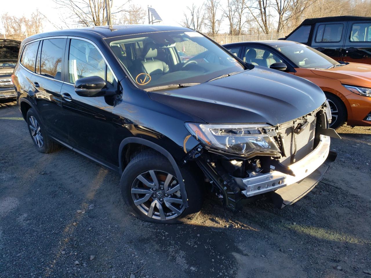 2022 HONDA PILOT EXL VIN:5FNYF6H52NB036320