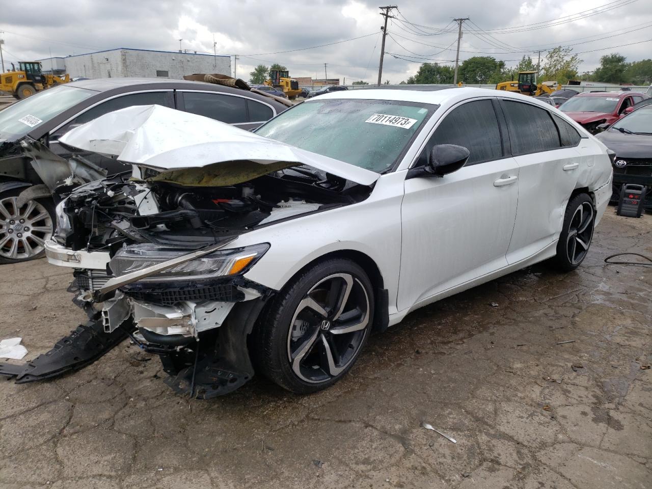 2022 HONDA ACCORD SPORT VIN:1HGCV2F36NA019926