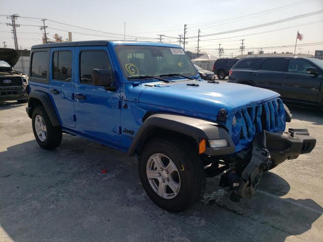 2021 JEEP WRANGLER UNLIMITED SPORT VIN: 1C4HJXDN5MW707421