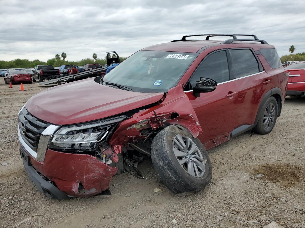 2022 NISSAN PATHFINDER SV VIN:5N1DR3BC0NC235791
