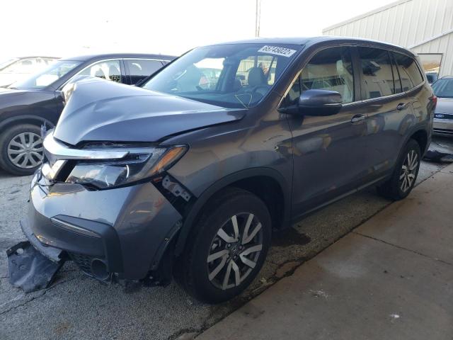 2021 HONDA PILOT EX VIN: 5FNYF6H30MB060810