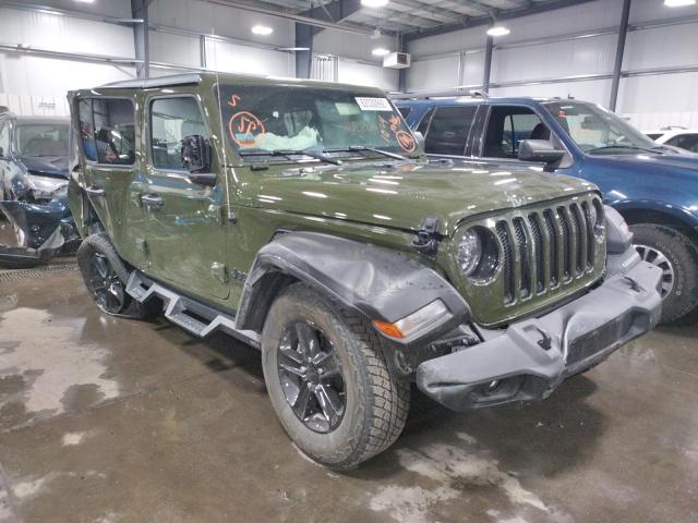 2021 JEEP WRANGLER UNLIMITED SPORT VIN: 1C4HJXDN4MW552649