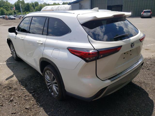 2021 TOYOTA HIGHLANDER HYBRID PLATINUM VIN: 5TDEBRCH0MS051815